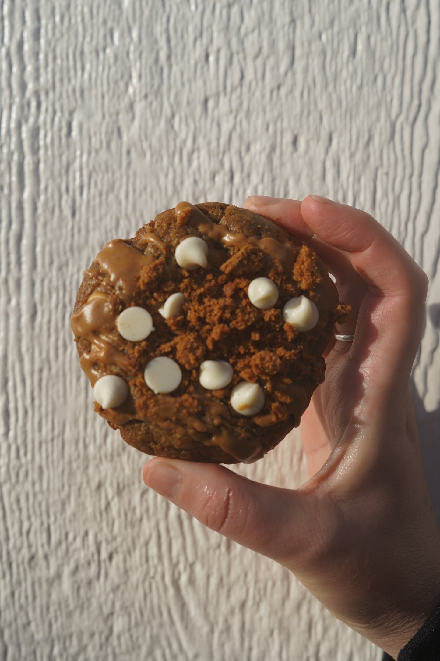 Pumpkin White Chocolate Biscoff Cookies