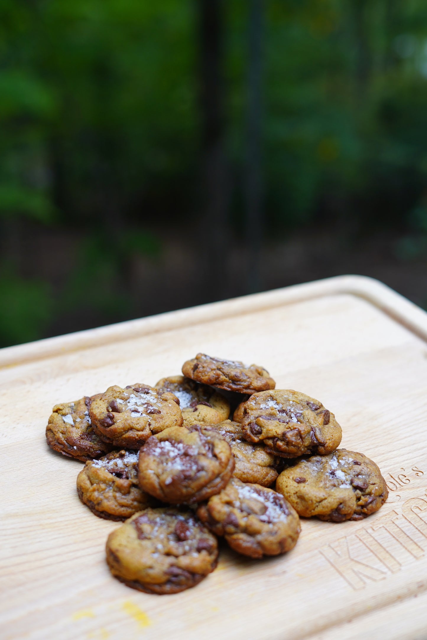 Brown Butter Chocolate Chip Rye Cookies