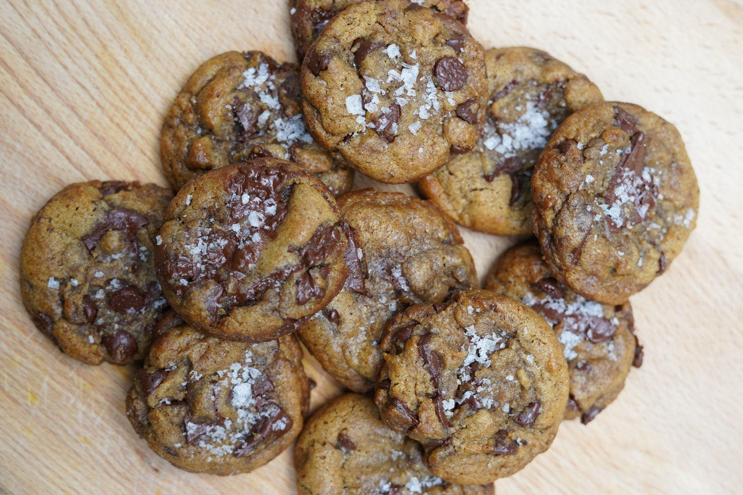 Brown Butter Chocolate Chip Rye Cookies