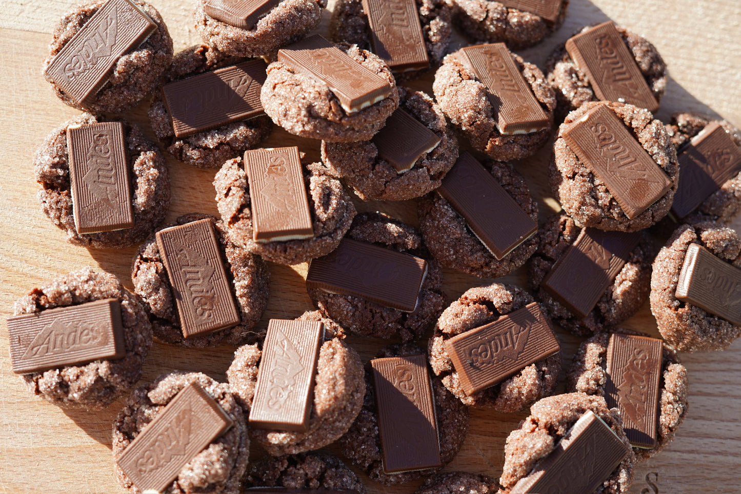 Chocolate Peppermint Andies Cookies