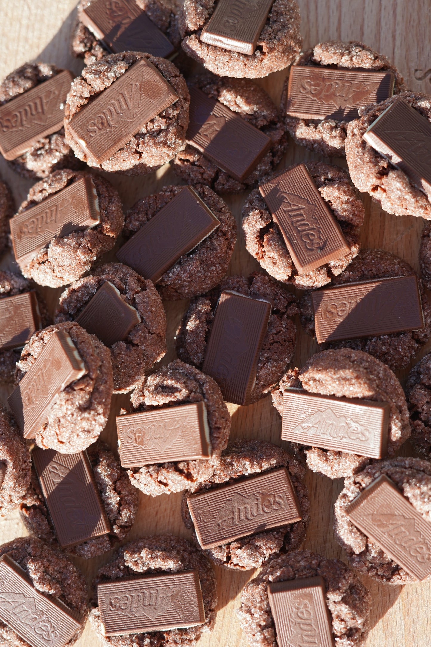 Chocolate Peppermint Andies Cookies