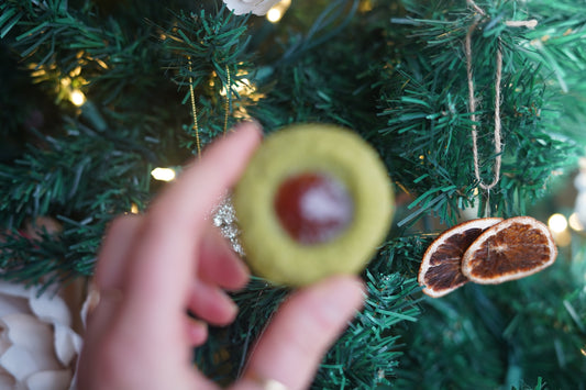 Strawberry Matcha Thumbprints